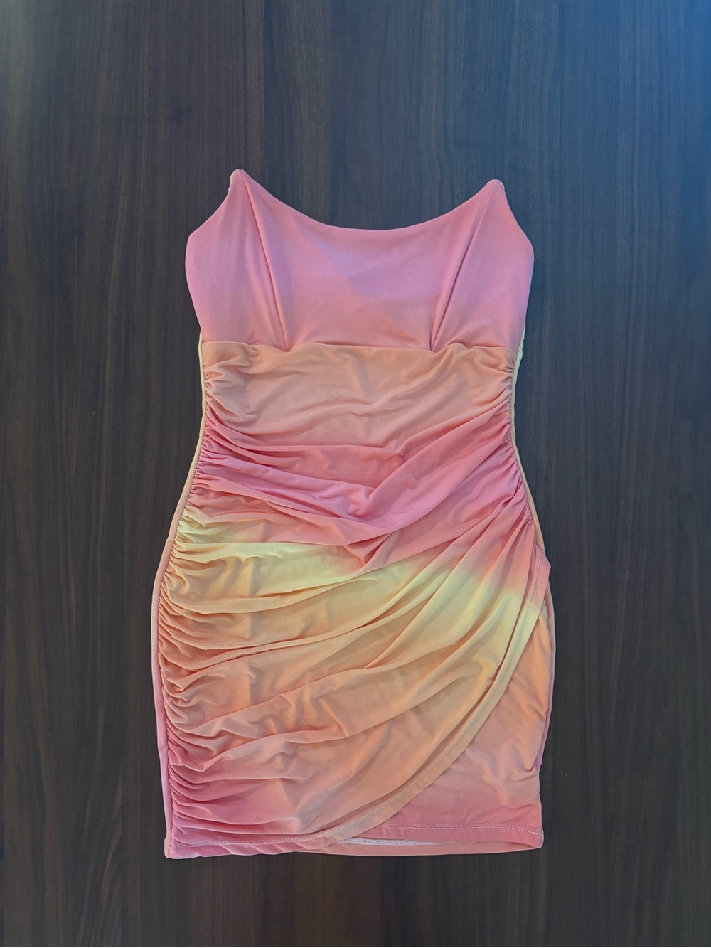 Ombré sunset mini dress - size small
